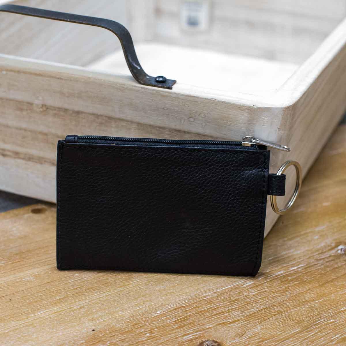 Keychain wallet black 2025